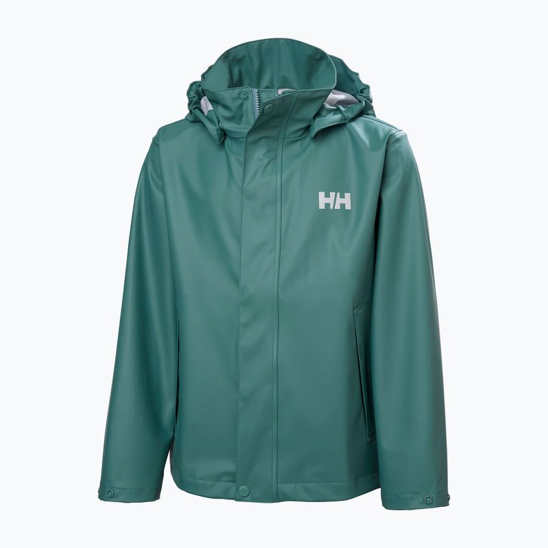 Kurtka żeglarska dziecięca Helly Hansen Moss opal green 5