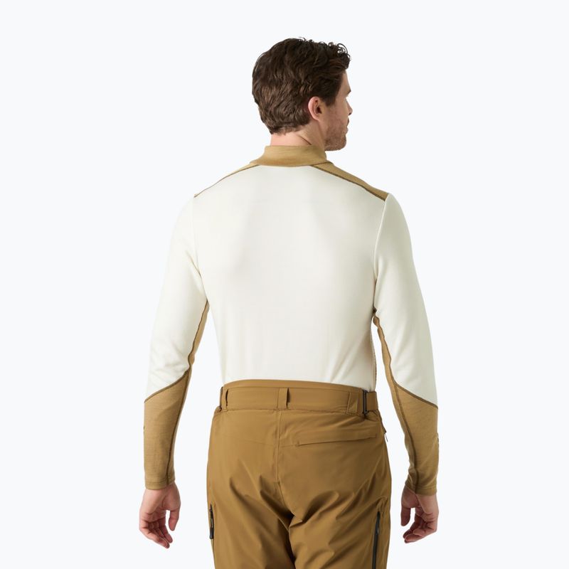 Bluza termoaktywna męska Helly Hansen Lifa Merino Midweight 1/2 Zip snow monogram aop 2