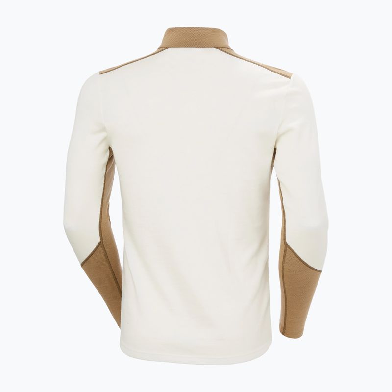 Bluza termoaktywna męska Helly Hansen Lifa Merino Midweight 1/2 Zip snow monogram aop 6
