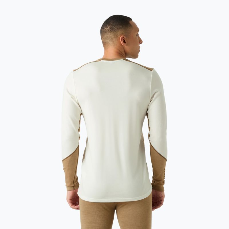 Bluza termoaktywna męska Helly Hansen Lifa Merino Midweight Crew snow monogram aop 2