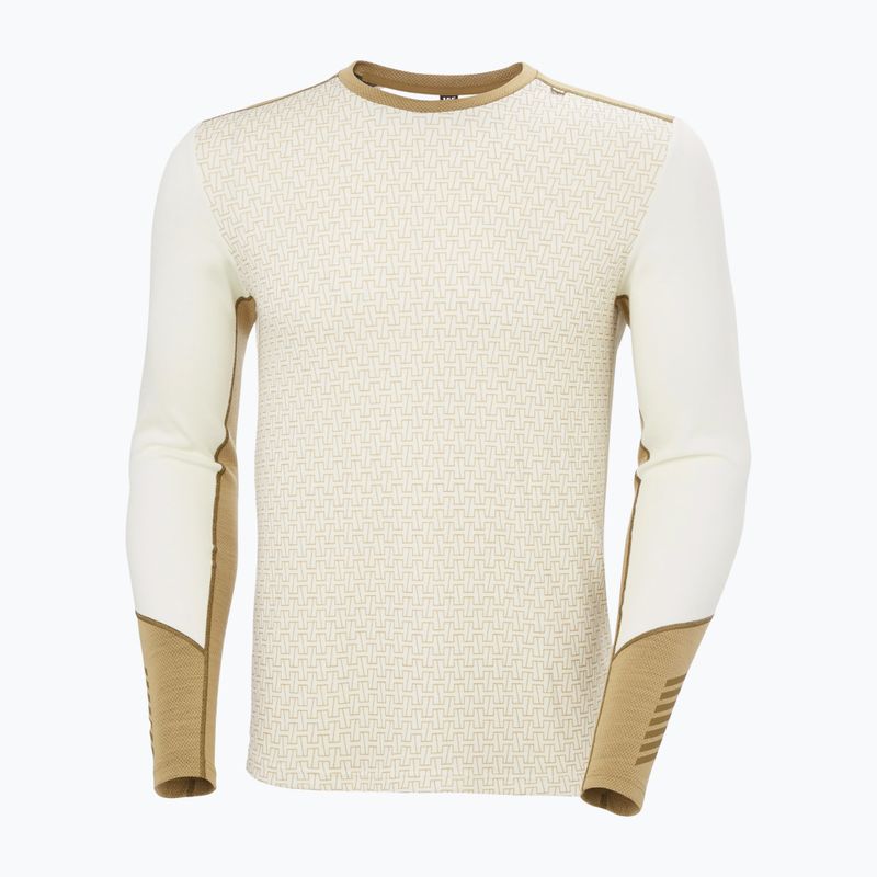 Bluza termoaktywna męska Helly Hansen Lifa Merino Midweight Crew snow monogram aop 5