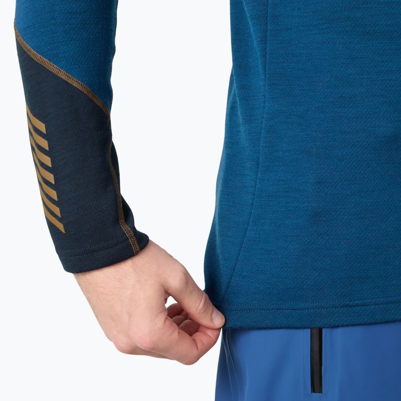 Bluza termoaktywna męska Helly Hansen Lifa Merino Midweight Crew dark blue 3