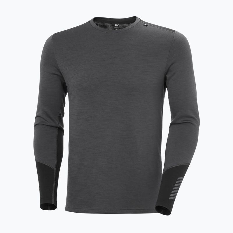 Bluza termoaktywna męska Helly Hansen Lifa Merino Midweight Crew thunder grey 5