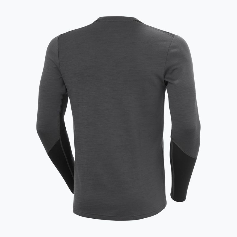 Bluza termoaktywna męska Helly Hansen Lifa Merino Midweight Crew thunder grey 6