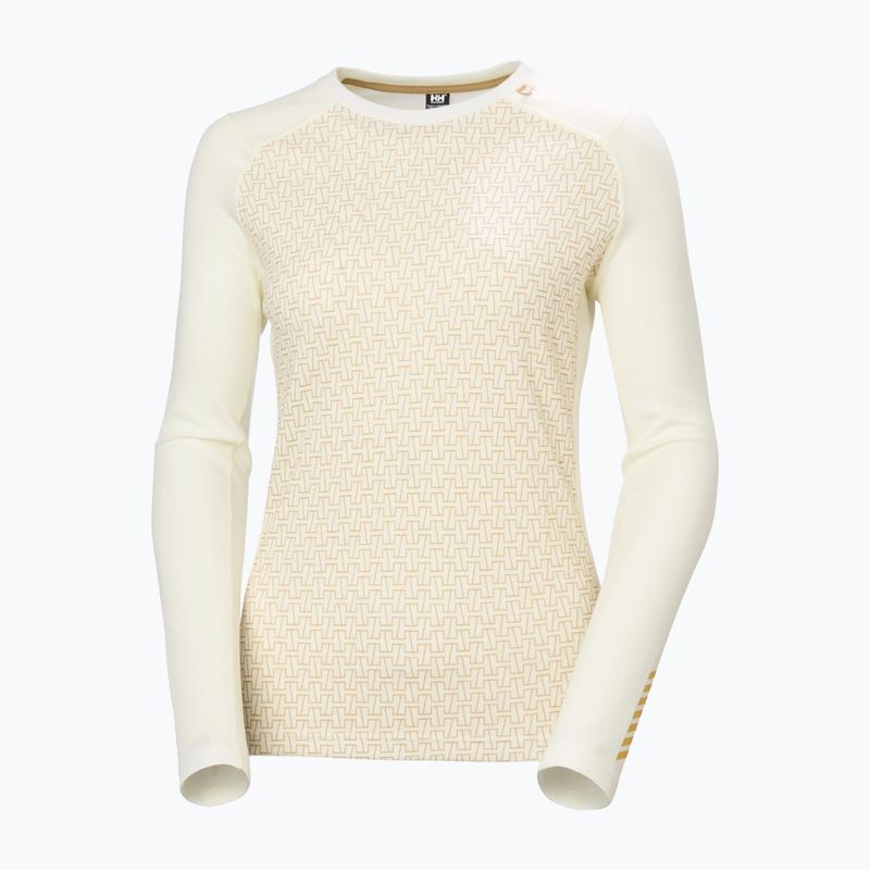 Bluza termoaktywna damska Helly Hansen Lifa Merino Midweight Gra snow monogram aop 5