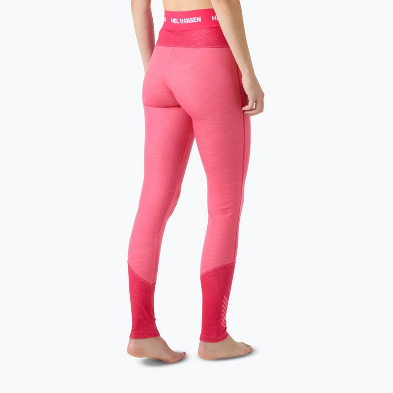 Spodnie termoaktywne damskie Helly Hansen Lifa Merino Midweight hot pink 2