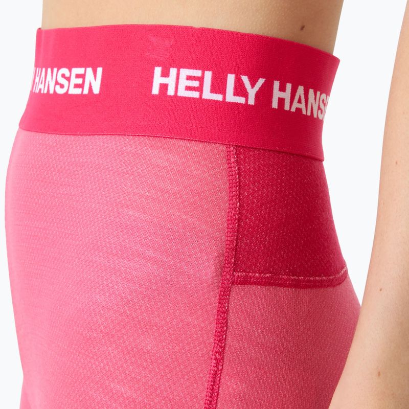 Spodnie termoaktywne damskie Helly Hansen Lifa Merino Midweight hot pink 3