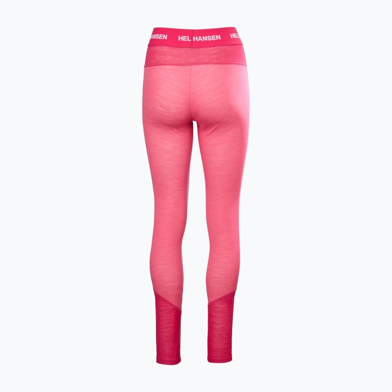 Spodnie termoaktywne damskie Helly Hansen Lifa Merino Midweight hot pink 6