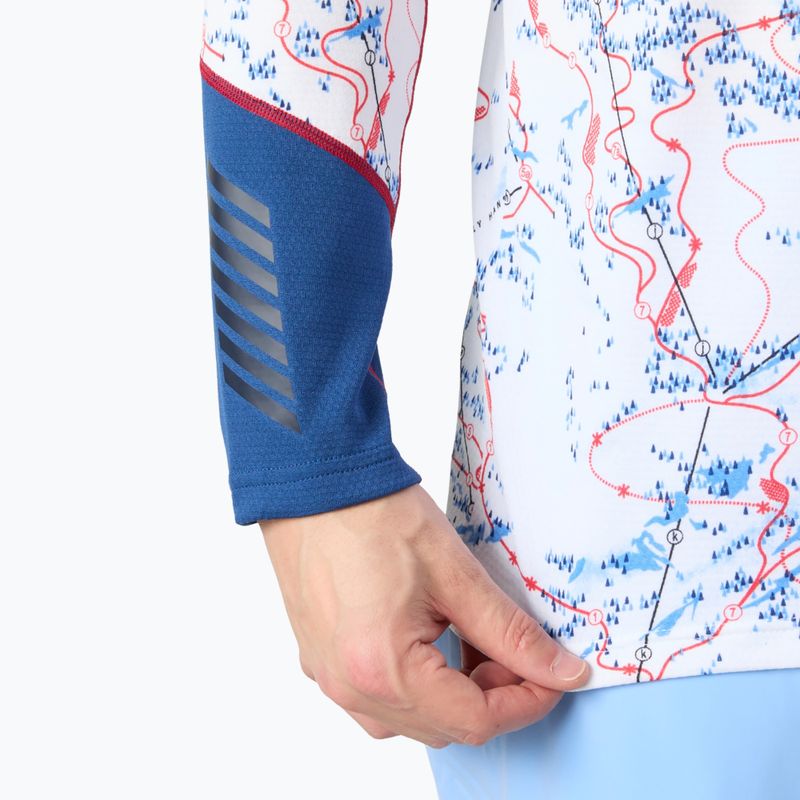 Bluza termoaktywna męska Helly Hansen Lifa Active white slope map aop 4