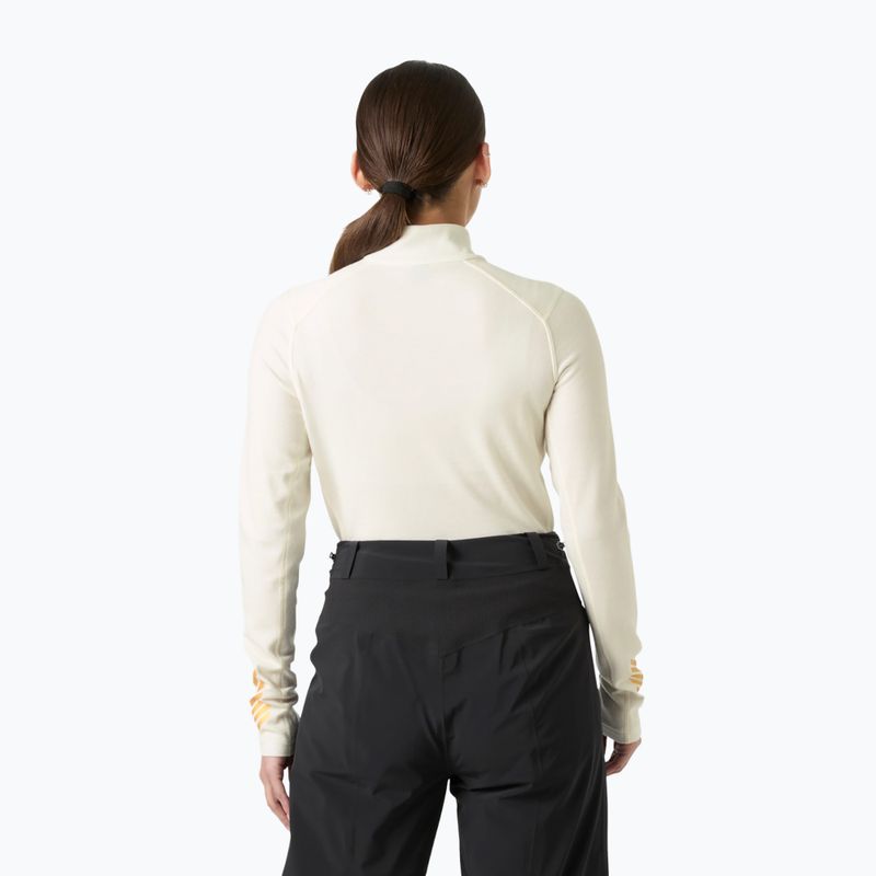 Bluza termoaktywna damska Helly Hansen Lifa Merino Midweight Gra 1/2 Zip snow monogram aop 2