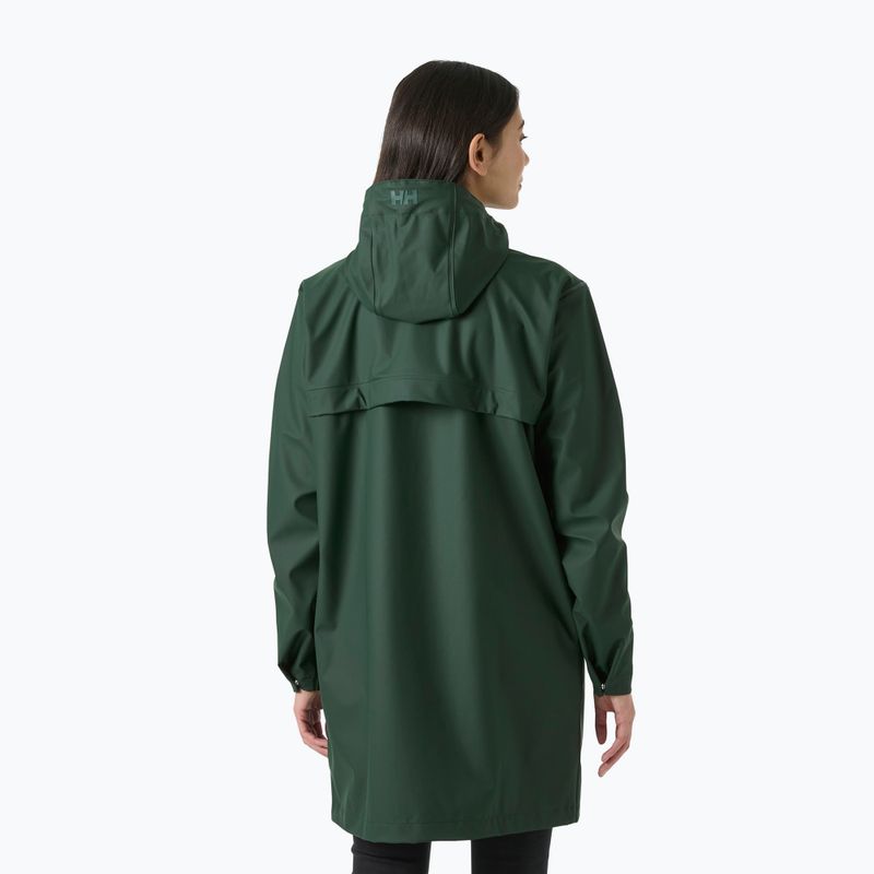 Płaszcz przeciwdeszczowy damski Helly Hansen Moss Rain Coat dark jungle 2