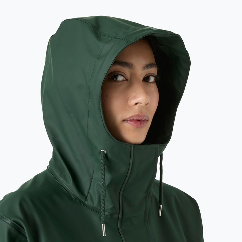 Płaszcz przeciwdeszczowy damski Helly Hansen Moss Rain Coat dark jungle 3