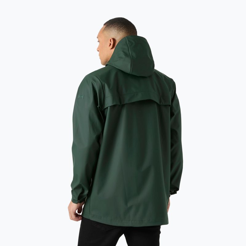Kurtka przeciwdeszczowa męska Helly Hansen Moss Rain Coat dark jungle 2