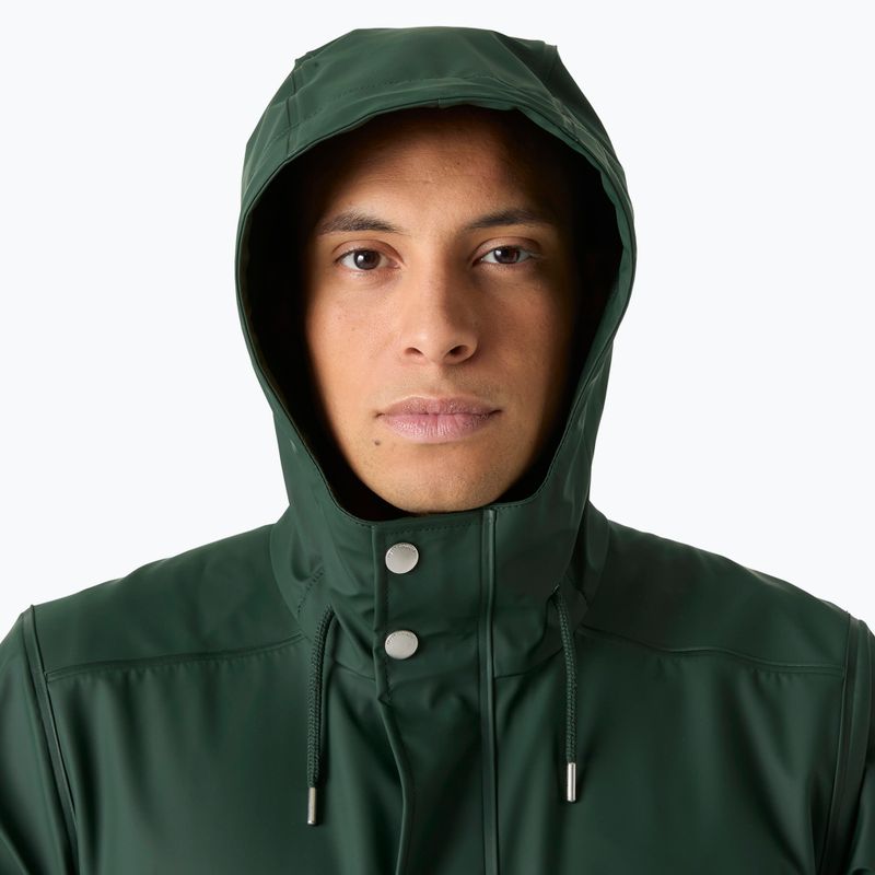 Kurtka przeciwdeszczowa męska Helly Hansen Moss Rain Coat dark jungle 3
