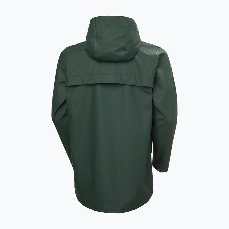 Kurtka przeciwdeszczowa męska Helly Hansen Moss Rain Coat dark jungle 7