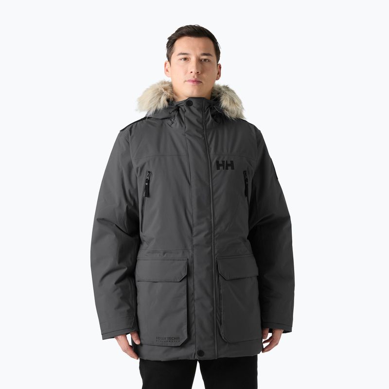Kurtka zimowa męska Helly Hansen Reine Parka thunder grey