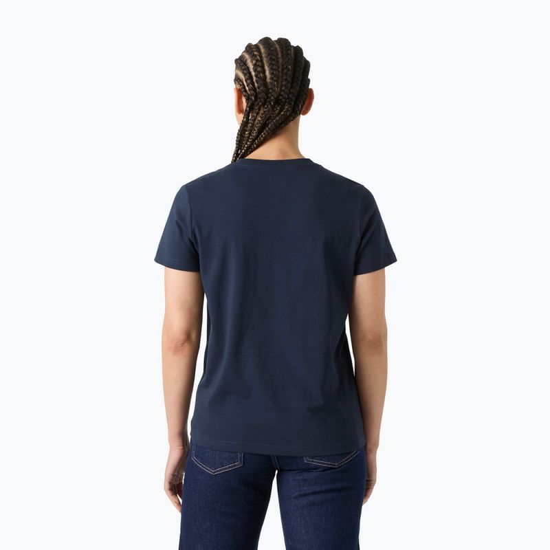 Koszulka damska Helly Hansen Logo 3.0 SS navy 2