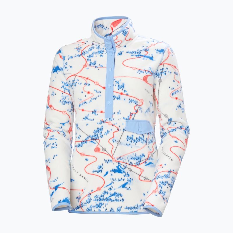 Bluza polarowa damska Helly Hansen Maridalen Printed Fleece white slope map aop 4