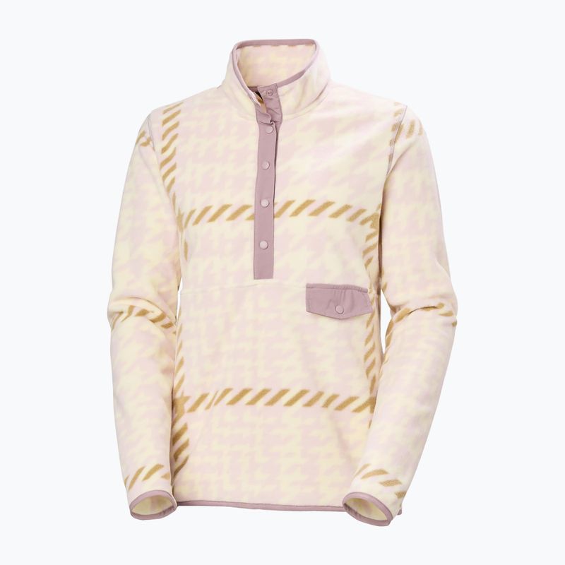 Bluza polarowa damska Helly Hansen Maridalen Printed Fleece pink shake broxburn plaid 5