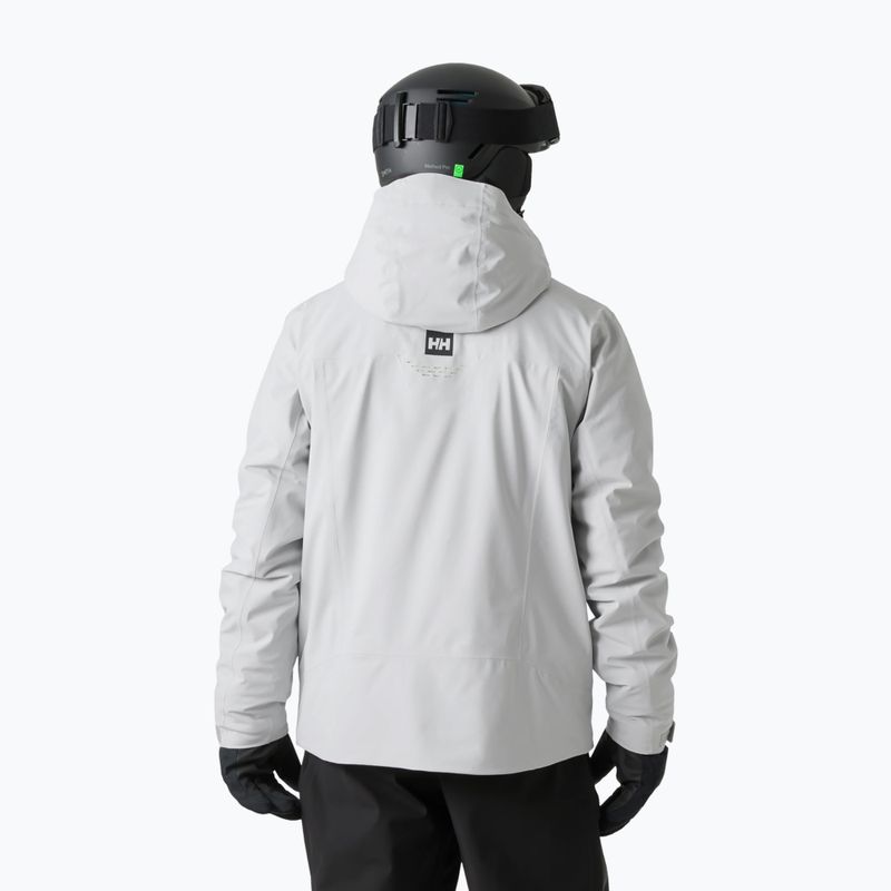 Kurtka narciarska męska Helly Hansen Alpha Lifaloft grey fog 2