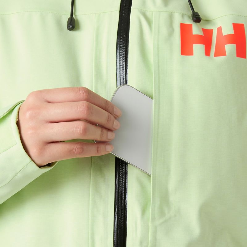 Kurtka narciarska damska Helly Hansen Powderqueen 3.0 washed lime 6