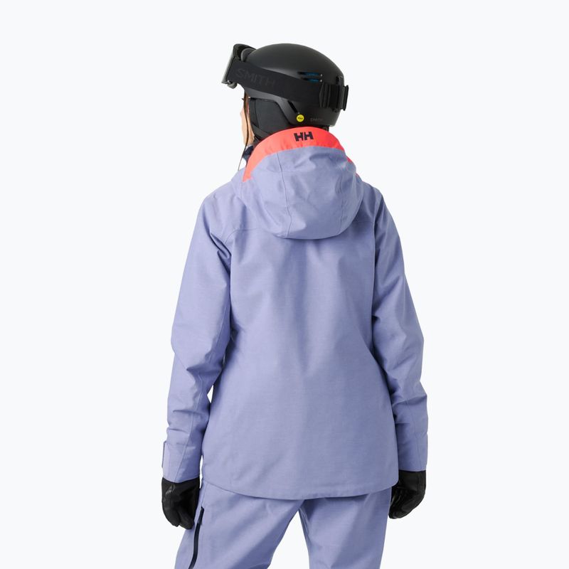 Kurtka narciarska damska Helly Hansen Powderqueen 3.0 bright lavender 2