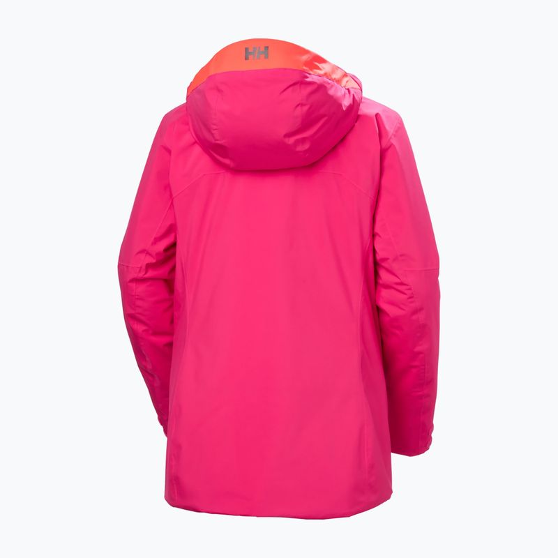 Kurtka narciarska damska Helly Hansen Powshot cranberry 10
