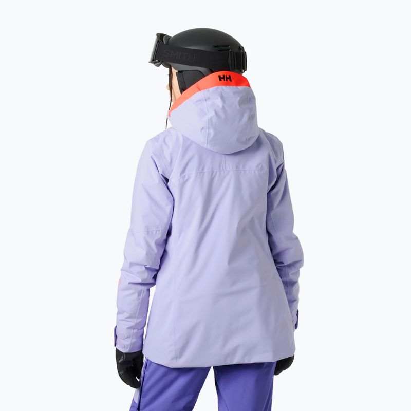 Kurtka narciarska damska Helly Hansen Powshot bright lavender 2