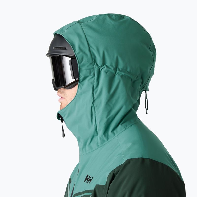 Kurtka narciarska męska Helly Hansen Alpine Inslated dark jungle 3