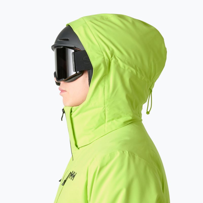 Kurtka narciarska męska Helly Hansen Alpha 4.0 luminous green 3