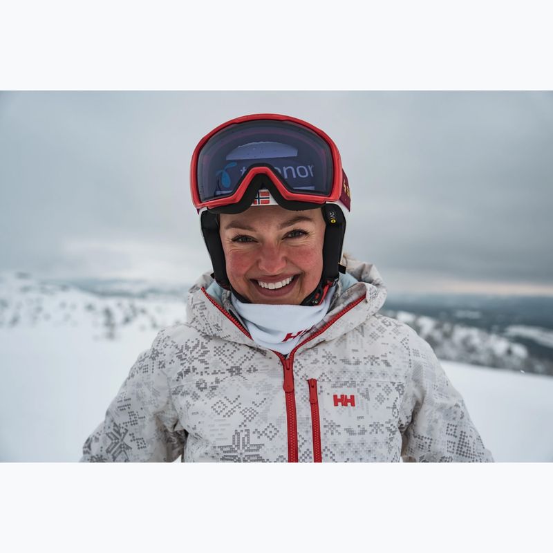 Kurtka narciarska damska Helly Hansen Valdisere 3.0 cream new nordic aop 9