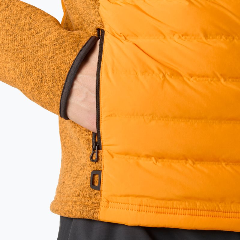Kurtka hybrydowa męska Helly Hansen Skagen Hybrid Knit Insulator ignite orange 5