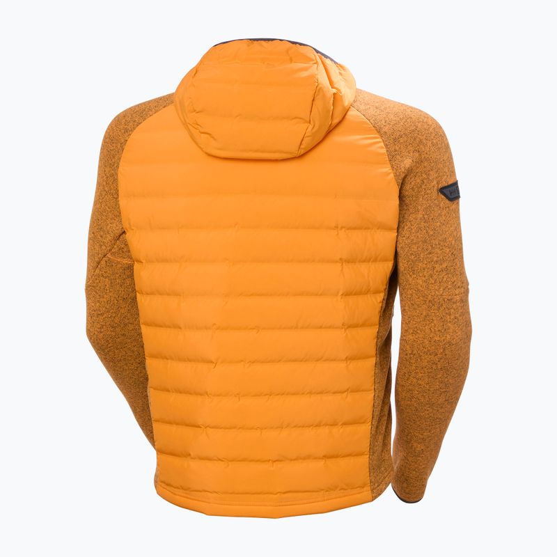 Kurtka hybrydowa męska Helly Hansen Skagen Hybrid Knit Insulator ignite orange 7