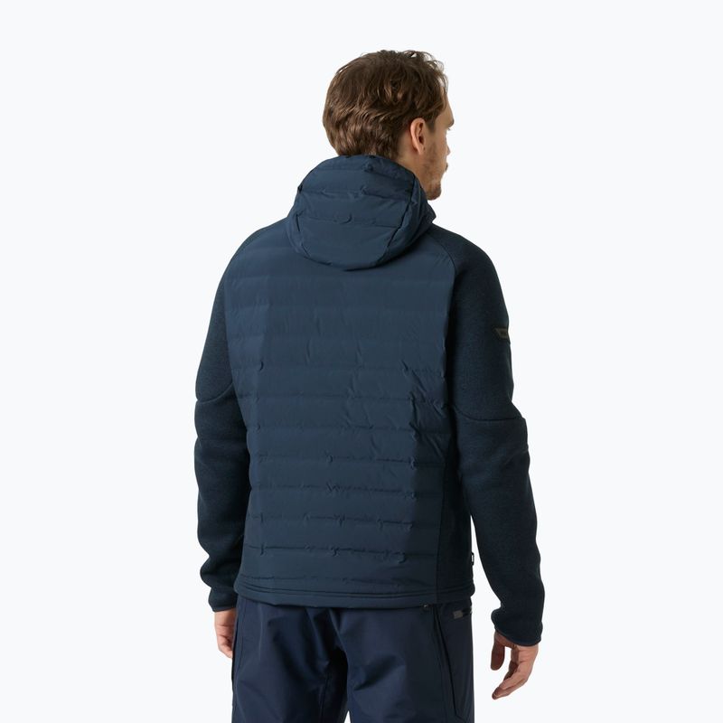 Kurtka hybrydowa męska Helly Hansen Skagen Hybrid Knit Insulator navy 2