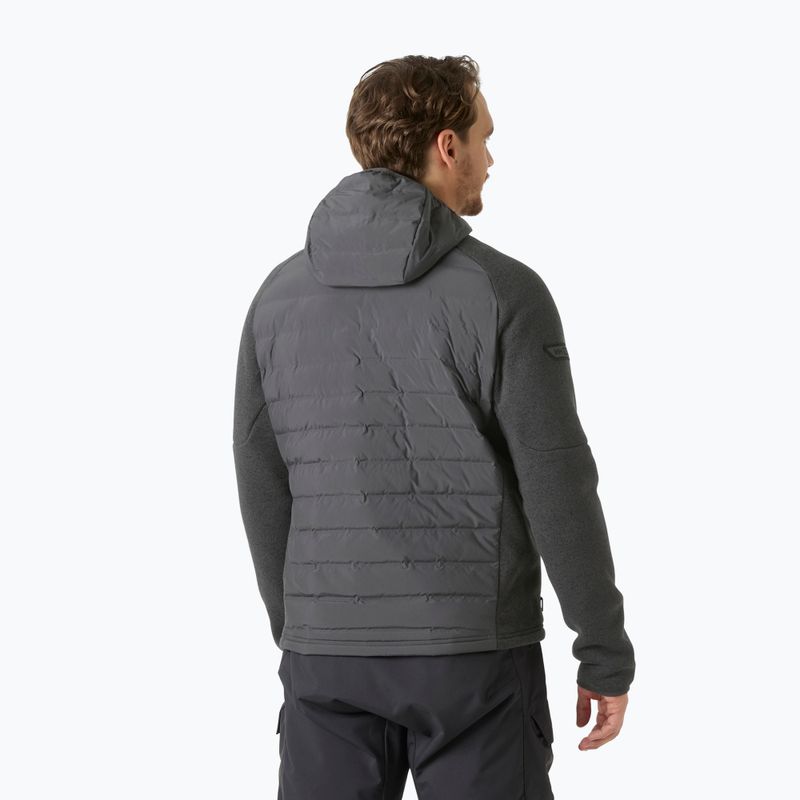 Kurtka hybrydowa męska Helly Hansen Skagen Hybrid Knit Insulator ebony 2