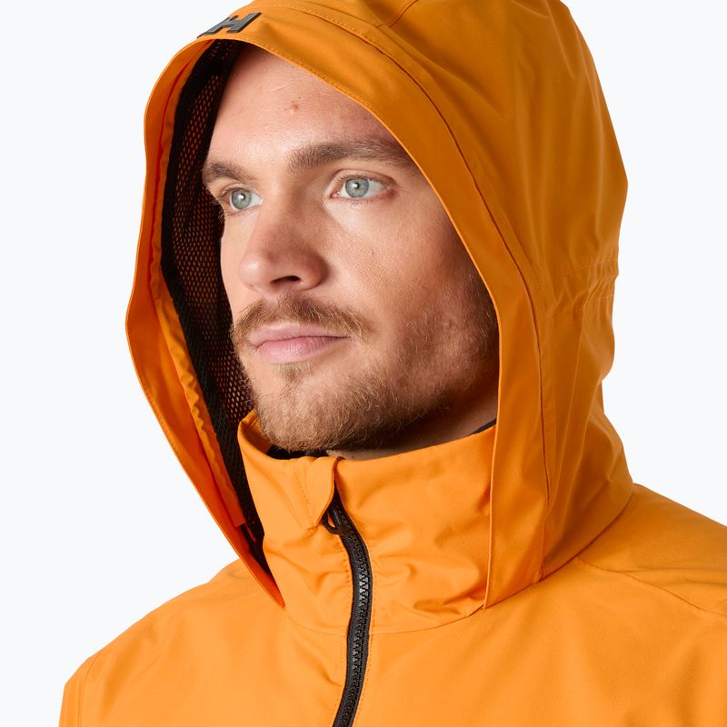 Kurtka żeglarska męska Helly Hansen HP Racing Lifaloft Hood ignite orange 3