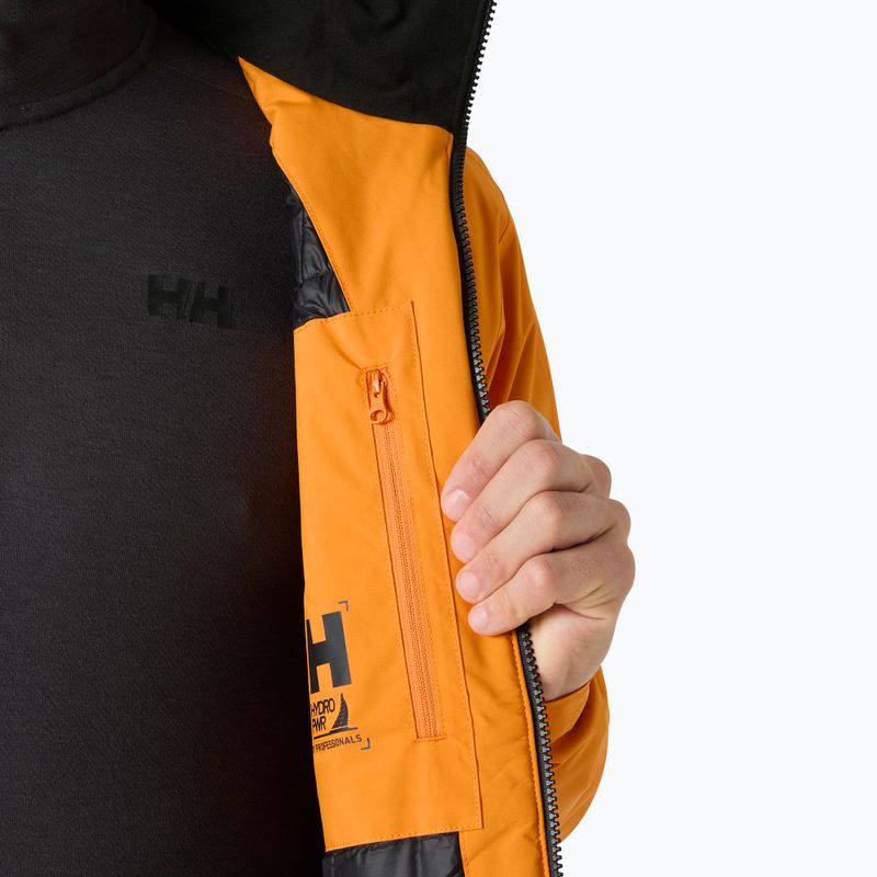 Kurtka żeglarska męska Helly Hansen HP Racing Lifaloft Hood ignite orange 7