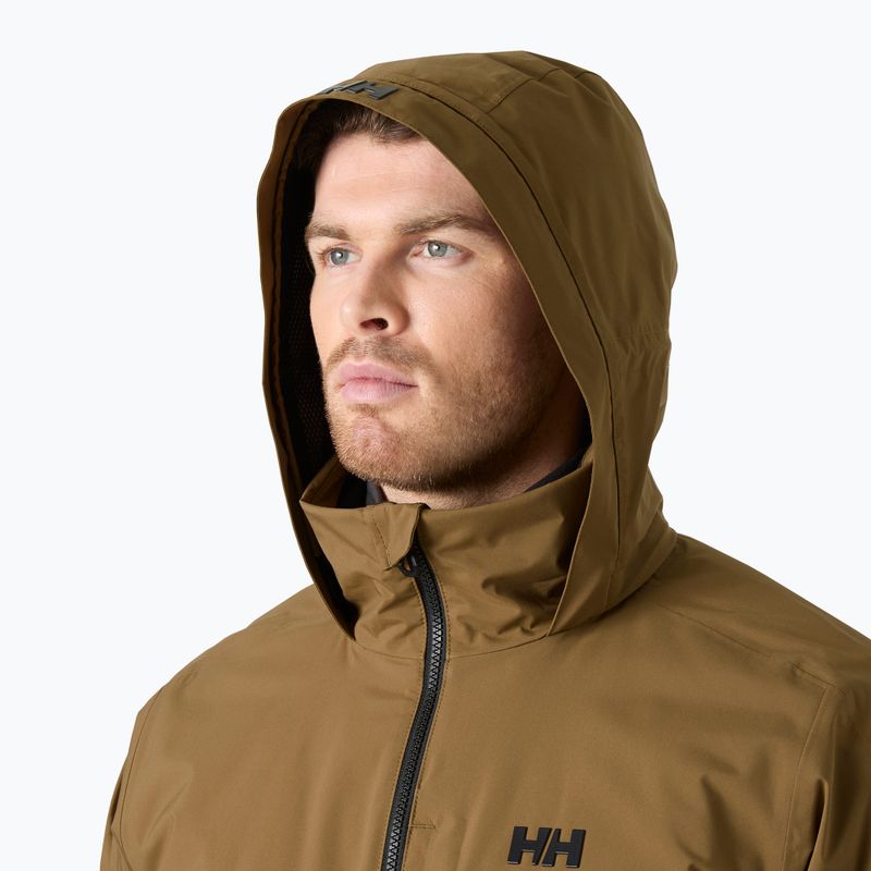 Kurtka żeglarska męska Helly Hansen HP Racing Lifaloft Hood sepia 3