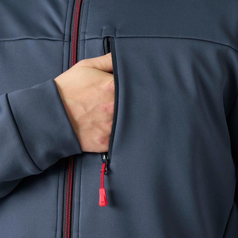 Kurtka męska Helly Hansen Crew Fleece navy 4