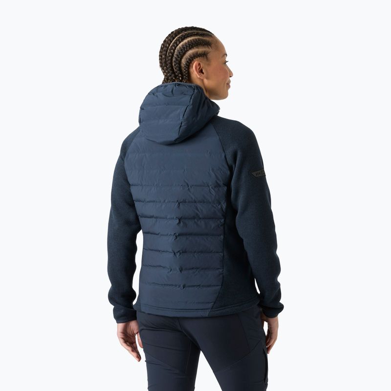 Kurtka hybrydowa damska Helly Hansen Skagen Hybrid Knit Insulator navy 2