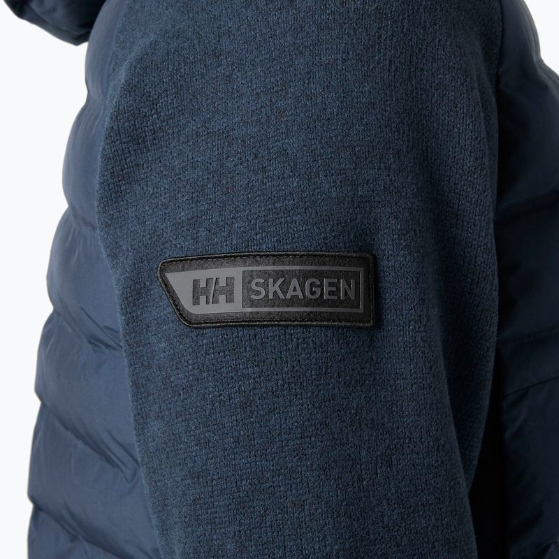 Kurtka hybrydowa damska Helly Hansen Skagen Hybrid Knit Insulator navy 4