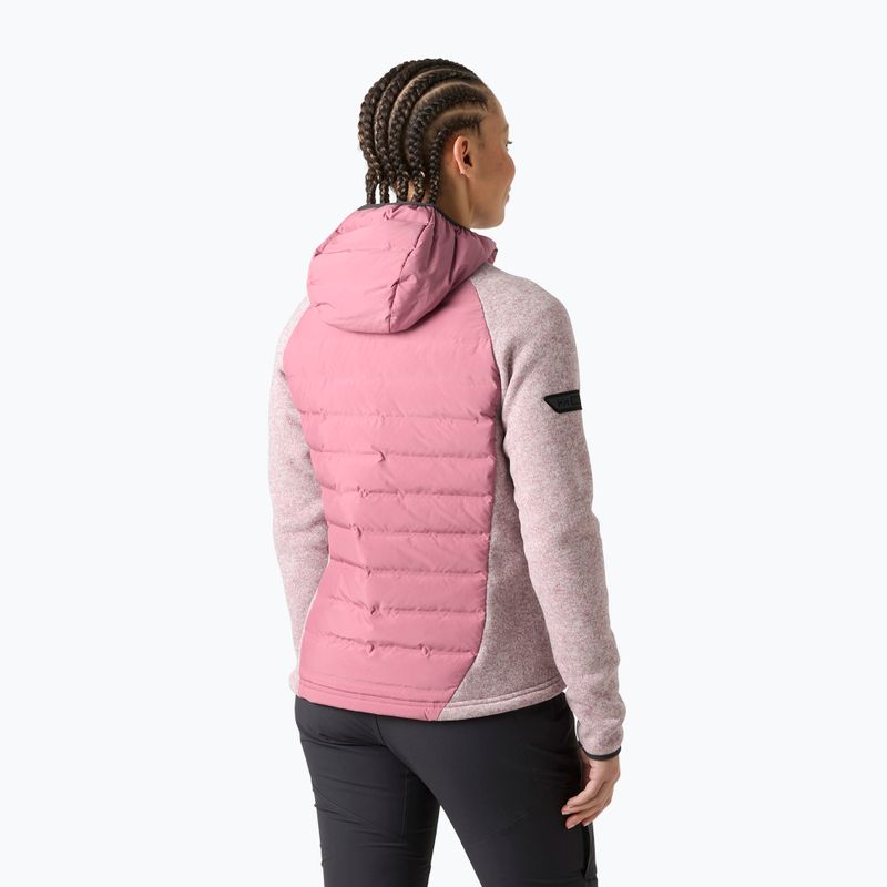 Kurtka hybrydowa damska Helly Hansen Skagen Hybrid Knit Insulator wildberry 2