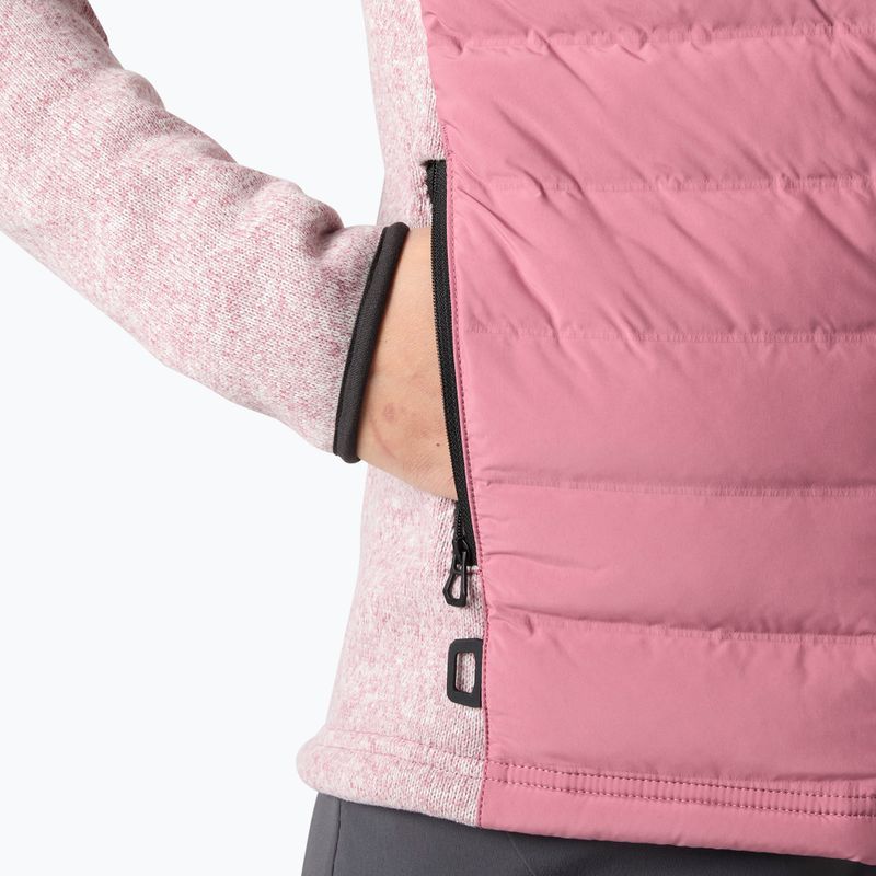 Kurtka hybrydowa damska Helly Hansen Skagen Hybrid Knit Insulator wildberry 5