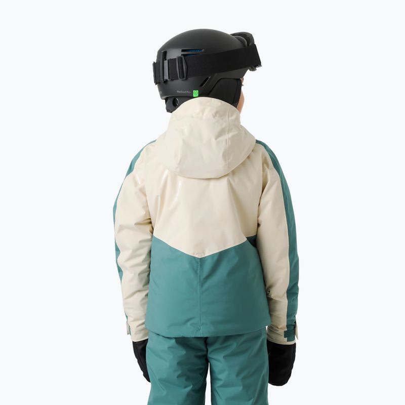 Kurtka narciarska dziecięca Helly Hansen Snowbliss opal green 2