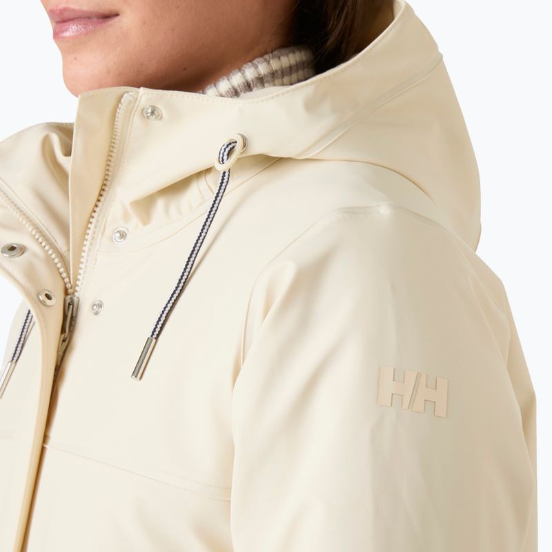 Płaszcz przeciwdeszczowy damski Helly Hansen Moss Ins Pu Coat cream 4