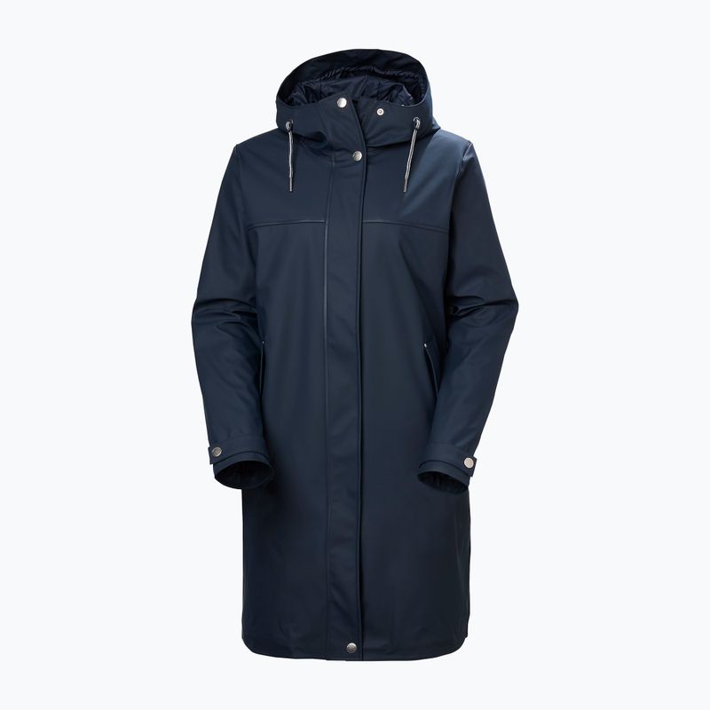 Płaszcz przeciwdeszczowy damski Helly Hansen Moss Ins Pu Coat navy 7