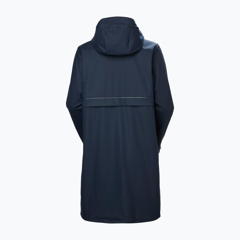 Płaszcz przeciwdeszczowy damski Helly Hansen Moss Ins Pu Coat navy 8