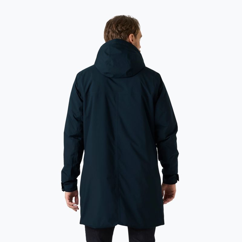 Kurtka przeciwdeszczowa męska Helly Hansen Brussel Ins navy 2