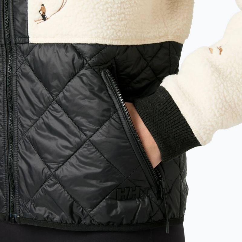 Kurtka hybrydowa damska Helly Hansen Bliss Hybrid cream skiers embroidery 4