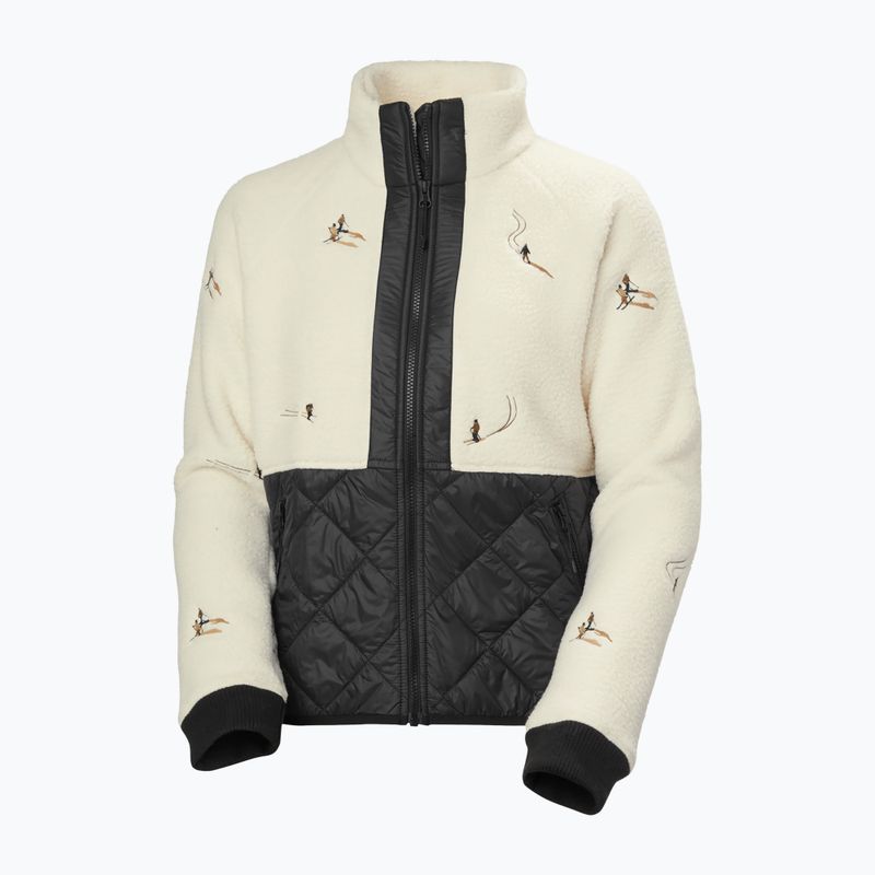 Kurtka hybrydowa damska Helly Hansen Bliss Hybrid cream skiers embroidery 5
